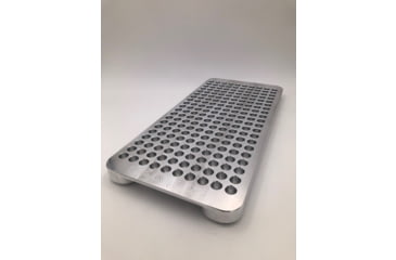 Image of Gray Ops CNC 200 Round Reloading Block - Magnum/.540 Bolt Face, Silver, GO-200BLMAG