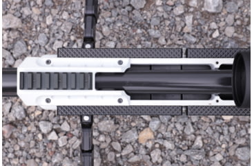 Image of Gray Ops CNC Aluminum MPA BA Comp/Hybrid XL Rail, Black, GO-SRAXL-BA/HYBR