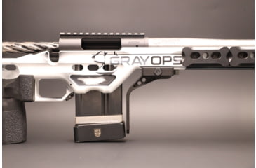 Image of Gray Ops CNC Bag Stop - Quick Detach, Black, GO-BSTOPQD