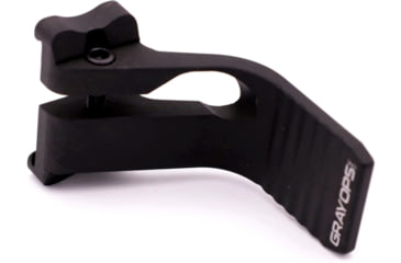 Image of Gray Ops CNC Bag Stop - Shorty, Black, GO-BSTOPSHORT