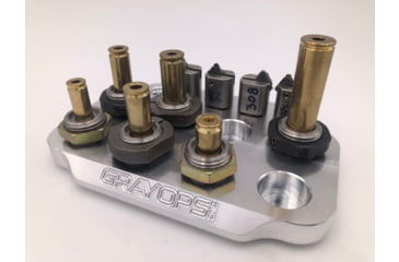 Image of Gray Ops CNC Giraud Trimmer Block, Silver, Giraud Trimmer Block