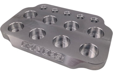 Image of Gray Ops CNC Giraud Trimmer Block, Silver, Giraud Trimmer Block