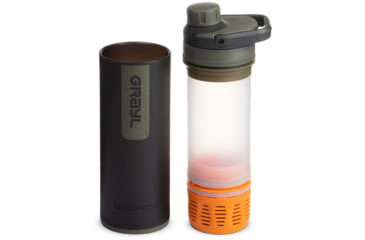 Image of Grayl UltraPress Purifier Bottle, Camp Black, 16.9 oz, 500-CMP