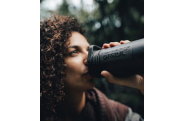 Image of Grayl UltraPress Purifier Bottle, Covert Black, 16.9 oz, 500-COV