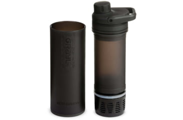 Image of Grayl UltraPress Purifier Bottle, Covert Black, 16.9 oz, 500-COV