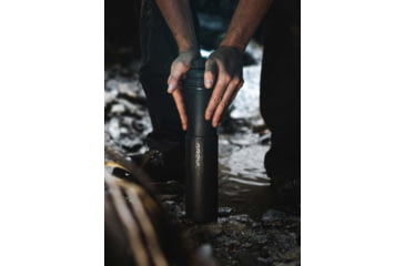 Image of Grayl UltraPress Purifier Bottle, Covert Black, 16.9 oz, 500-COV