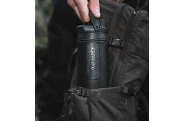 Image of Grayl UltraPress Purifier Bottle, Covert Black, 16.9 oz, 500-COV