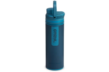 Image of Grayl UltraPress Purifier Bottle, Forest Blue, 16.9 oz, 500-FOR