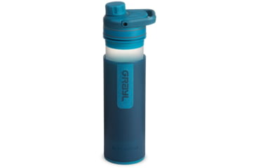 Image of Grayl UltraPress Purifier Bottle, Forest Blue, 16.9 oz, 500-FOR