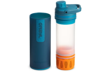 Image of Grayl UltraPress Purifier Bottle, Forest Blue, 16.9 oz, 500-FOR