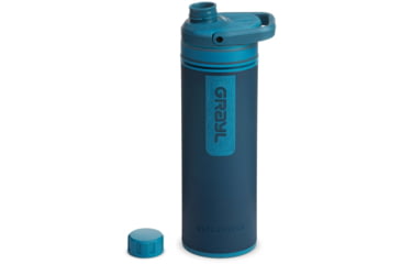 Image of Grayl UltraPress Purifier Bottle, Forest Blue, 16.9 oz, 500-FOR