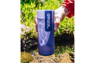 Image of Grayl UltraPress Purifier Bottle, Forest Blue, 16.9 oz, 500-FOR