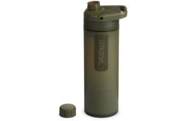 Image of Grayl UltraPress Purifier Bottle, Olive Drab, 16.9 oz, 500-ODG