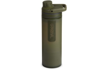 Image of Grayl UltraPress Purifier Bottle, Olive Drab, 16.9 oz, 500-ODG