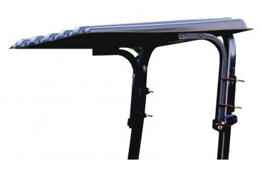 Image of Great Day Big Top Zero Turn Lawnmower Canopy - canopy is 36inW x 46in L fits rollbars 32in - 36in wide, Black, LNP1012