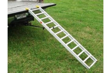 Image of Great Day Super-Lite Dirt Bike Ramp - 14x71, 750-lbs. 5in Rung, Black LL14715S