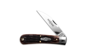 Image of Great Eastern Northfield Sage Folding Knife, 3.125in, 1095, Wharncliffe Blade, Bone, Purple Handle, Purple/Gray, 7.125 inch, BHQ-195938