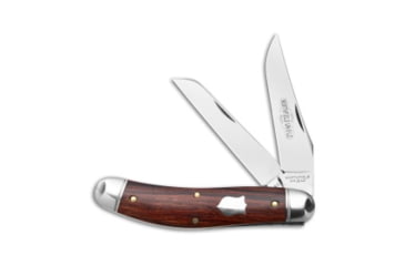 Image of Great Eastern Cutlery GEC Northfield UN-X-LD Bayou Trapper Cocobolo Wood 3" Satin, Brown, 1095, adult, BHQ-224295