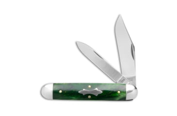 Image of Great Eastern Cutlery GEC Tidioute Cutlery Jumbo Stockpen Jack Spring Pasture Acrylic 3" Satin, Green, 1095, adult, BHQ-227453