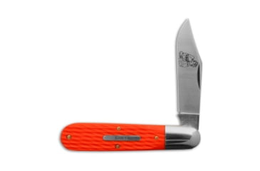 Image of Great Eastern Cutlery GEC Tidioute Cutlery Knife Rozee Jigged Orange Delrin 2.85" Satin, Orange, Carbon Steel, adult, BHQ-205375