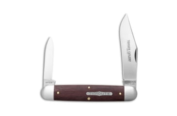 Image of Great Eastern Cutlery GEC Tidioute Cutlery Purple Heart Wood Pocket Knife 3.7" Satin, Brown, 1095, adult, BHQ-228826