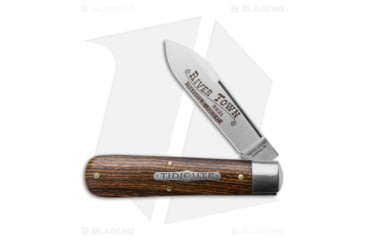 Image of Great Eastern Tidioute Cutlery Exotic Mexican Folding Knife, 3.00in, 1095, Drop Point Blade, Wood, Brown Handle, Brown/Gray, 6.85 inch, BHQ-187082