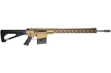 Image of Great Lakes AR-10 Rifle, .270 Winchester, 24 inch Barrel, 5 Round Magazine, Black, GL10LA270SSBRZ-FRRMPG