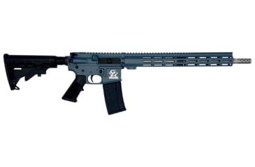 Image of Great Lakes AR-15 Semi-Auto Rifle, .223 Wylde, 16 in barrel, 1-8 Twist, Muzzle Brake, 30 Rounds, GL15223SSBLU-FRRMPG
