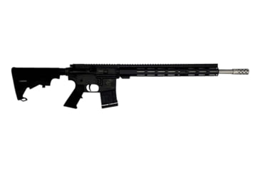 Image of Great Lakes AR-15 Semi-Auto Rifle, .450 Bushmaster, 18 in barrel, 1-24 Twist, Compensator, 5 Rounds, GL15450SSBLK-FRRMPG