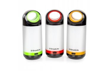 Image of Greatlite 150 Lumens Camping LED Lantern, Red/Yellow/Green, 6.7" 32561