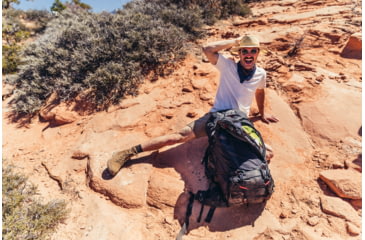 Image of Gregory Baltoro 100L Pro Backpack, Lava Black, Small, 141298-9574