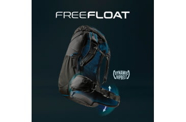 Image of Gregory Focal 48L Backpack, Ozone Black, Medium, 141326-7416