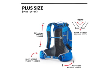 Image of Gregory Miwok 18 Plus Pack, Reflex Blue, One Size, 139270-0602