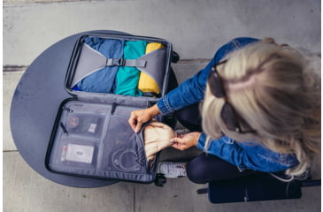 Image of Gregory Quadro Pro 22L Carry On Luggage, Celestial Blue, One Size, 150953-6825