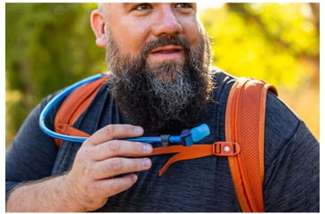 Image of Gregory Soft Sip Bite Valve, Optic Blue, One Size, 145290-5583