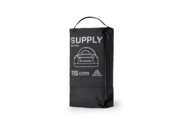 Image of Gregory Supply Duffel 115 Bag, Obsidian Black, One Size, 147900-0413