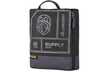 Image of Gregory Supply Duffel 60 Bag, Obsidian Black, One Size, 132716-0413