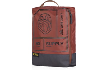 Image of Gregory Supply Duffel 90 Bag, Brick Red, One Size, 132717-1129