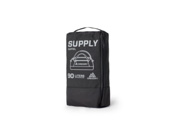 Image of Gregory Supply Duffel 90 Bag, Obsidian Black, One Size, 147904-0413