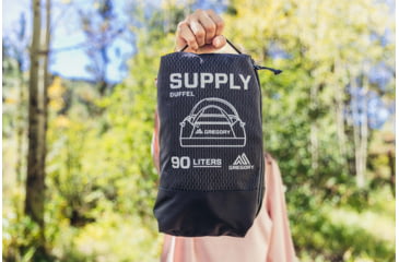 Image of Gregory Supply Duffel 90 Bag, Obsidian Black, One Size, 147904-0413