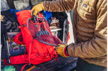 Image of Gregory Targhee 45L Pack, Lava Red, Small, 121131-4222