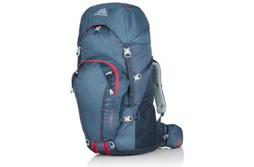 Image of Gregory Wander 70 Youth Pack-Navy Blue/Red-One Size