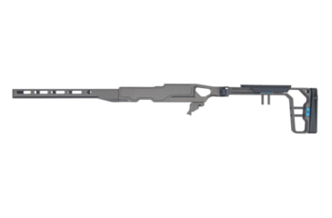 Image of Grey Birch MFG La Chassis TKD Complete Aluminum Chassis System, 10 in, Picatinny/M-LOK, Clear Hard Anodize, LaChassis-TKD