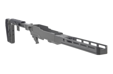 Image of Grey Birch MFG La Chassis TKD Complete Aluminum Chassis System, 10 in, Picatinny/M-LOK, Clear Hard Anodize, LaChassis-TKD