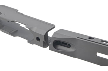 Image of Grey Birch MFG La Chassis TKD Complete Aluminum Chassis System, 10 in, Picatinny/M-LOK, Clear Hard Anodize, LaChassis-TKD