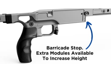 Image of Grey Birch MFG LaChassis-700SA-RH-5, Hard Clear Anodize Grey, LaChassis-700SA-RH-5