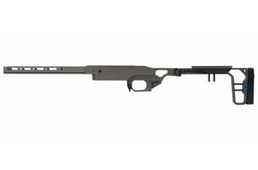 Image of Grey Birch MFG Remington 700 SA 10in Forend/Folding Stock Chassis System, Black, LaChassis-700SA-10-BLK