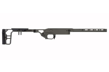 Image of Grey Birch MFG Remington 700 SA 10in Forend/Folding Stock Chassis System, Black, LaChassis-700SA-10-BLK