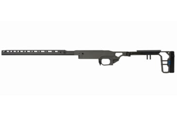 Image of Grey Birch MFG Remington 700 SA 16in Forend/Folding Stock Chassis System, Black, LaChassis-700SA-16-BLK