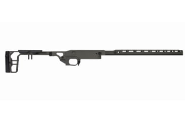 Image of Grey Birch MFG Remington 700 SA 16in Forend/Folding Stock Chassis System, Black, LaChassis-700SA-16-BLK